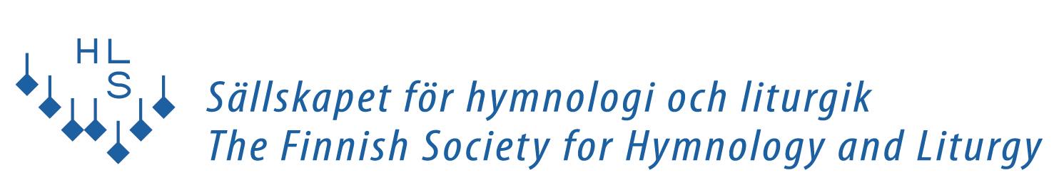 Hymnologian ja liturgiikan seuran logo