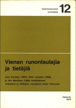 Kirjan kansi, ruskea neliö vaalealla pohjalla, jonka päällä kirjan nimi, alaotsikko, tekijät ja sarja