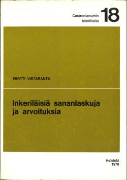 Kirjan kansi, ruskea neliö vaalealla pohjalla, jonka päällä kirjan nimi, tekijä ja sarja