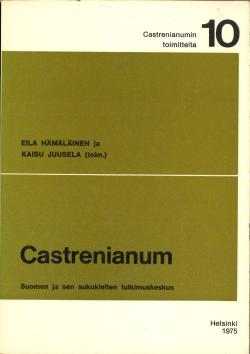 Kirjan kansi, ruskea neliö vaalealla pohjalla, jonka päällä kirjan nimi, tekijä ja sarja