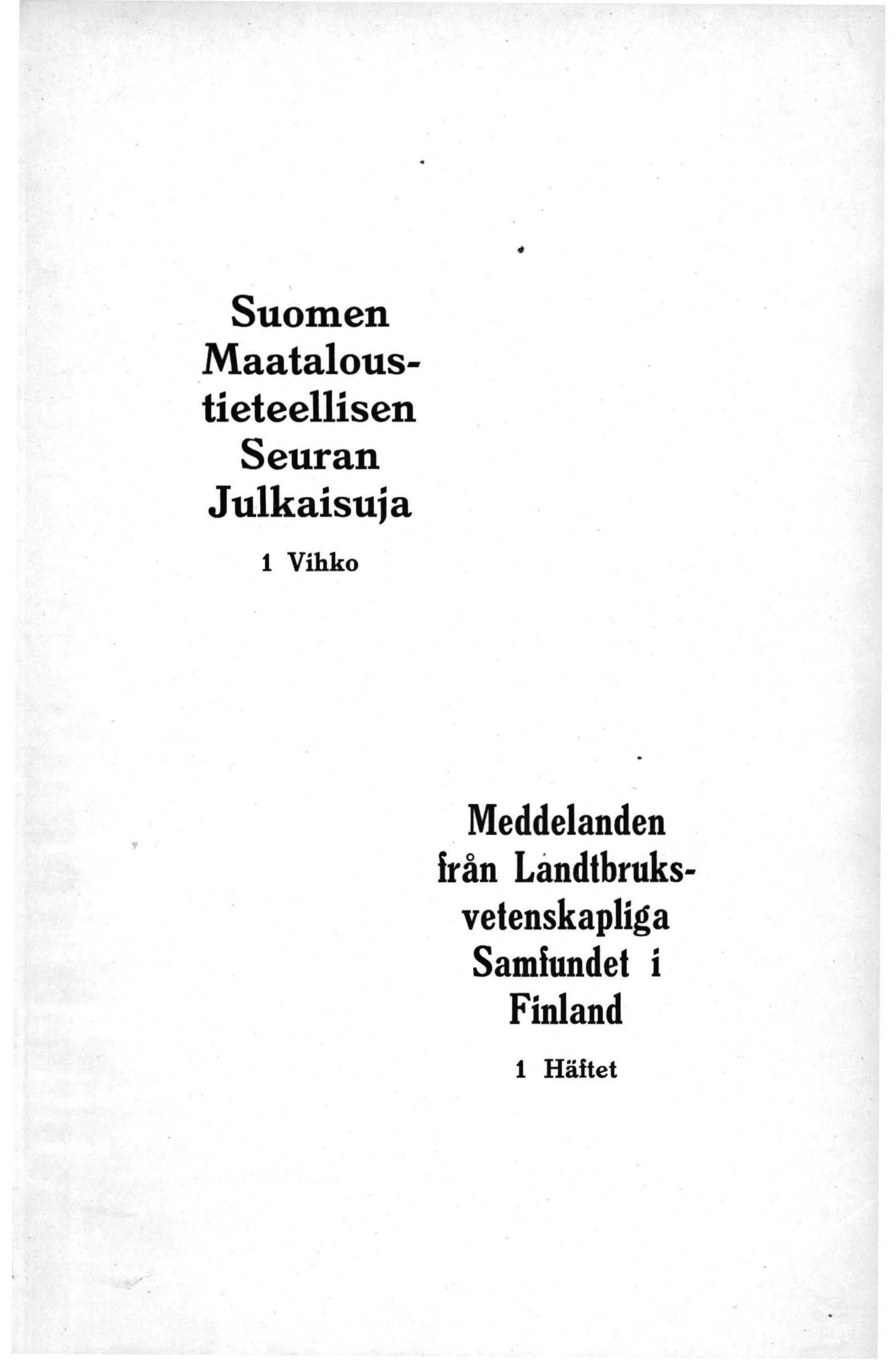 Kansikuva Vihko 1
